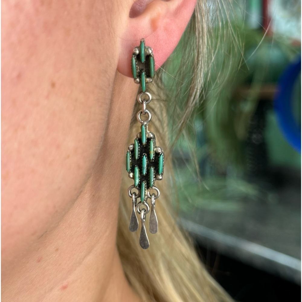 STUNNING Zuni petit point earrings